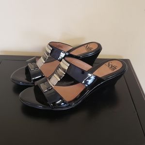 Sofft Patent Leather Sandals